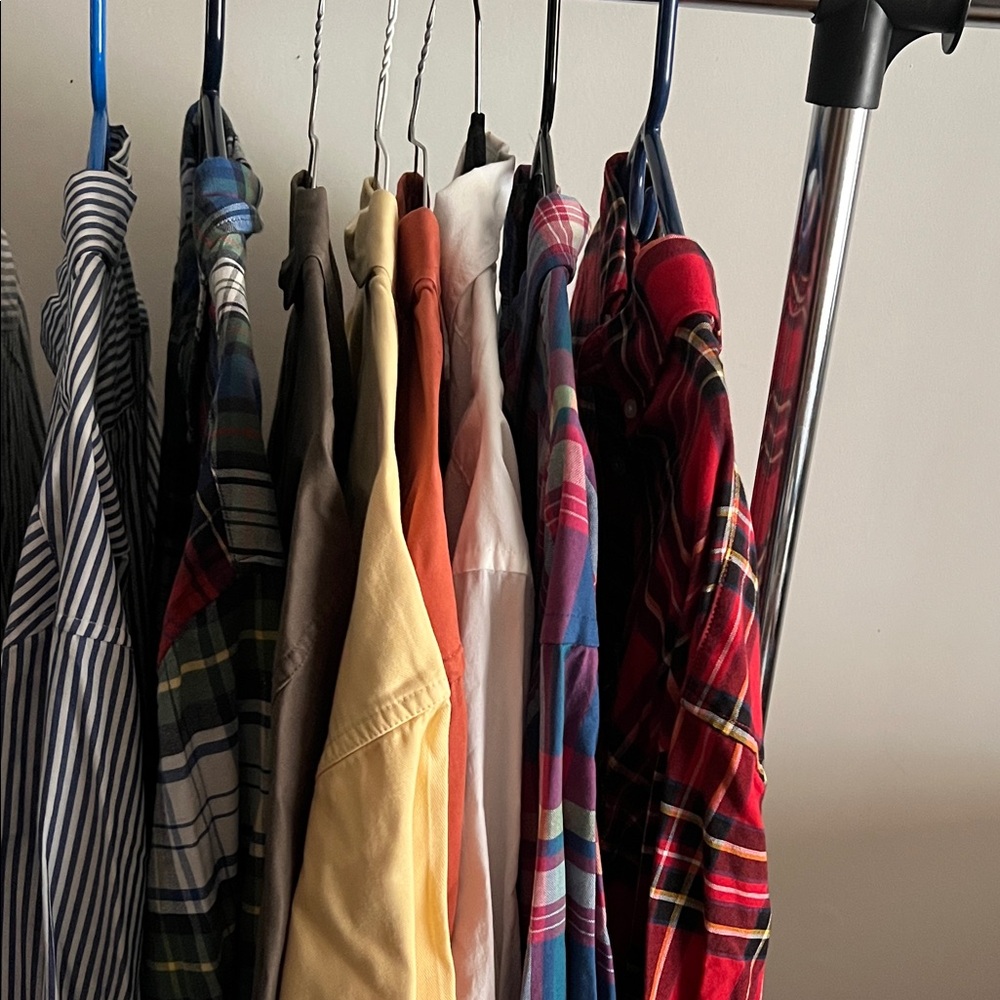 Assorted Men's Button-Down Shirts Gap,Eddie Bauer, Timberland, j Crew, etc XXL